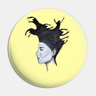 Demons in my head Pin