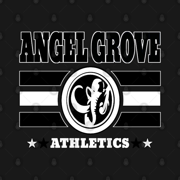 Angel Grove Athletics - Black by Vitalitee