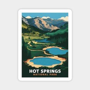 Hot Springs National Park Relaxing Travel Magnet