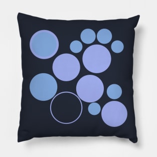 Light purple circles Pillow