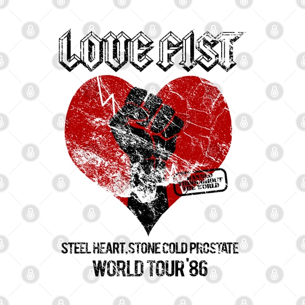 Love Fist - Tour Shirt by RetroCheshire