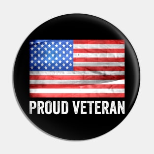 Proud Veteran Pin