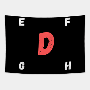 letter D Tapestry