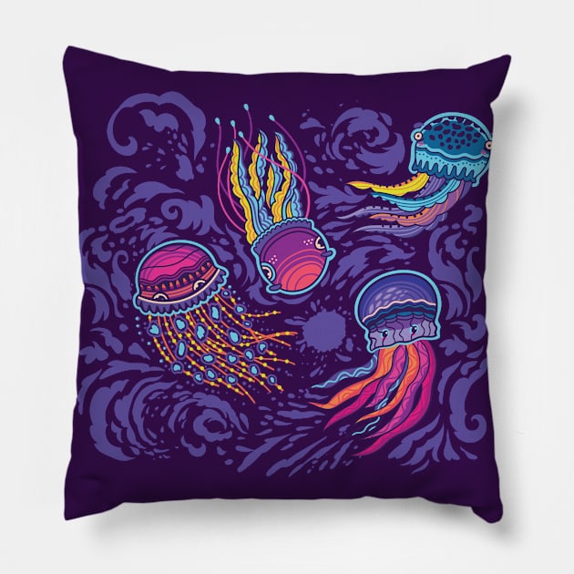 Jellyfish Pillow by PenguinHouse