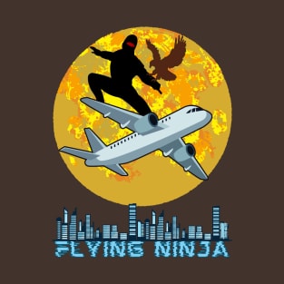 Flying Ninja - Funny Ninja T-Shirt