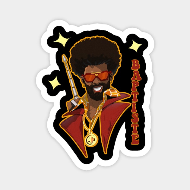 overwatch funky baptiste Magnet by ahmedelsiddig