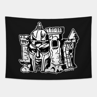 Castle Doom-skull Tapestry