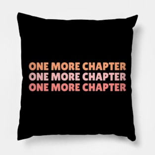 One More Chapter Book Aesthetic Sticker Pillow