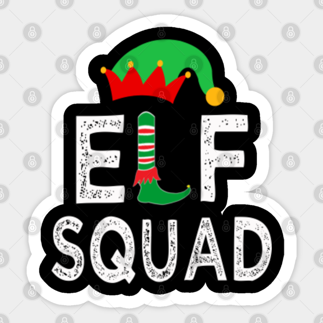 Download Elf Squad Elf Squad Sticker Teepublic