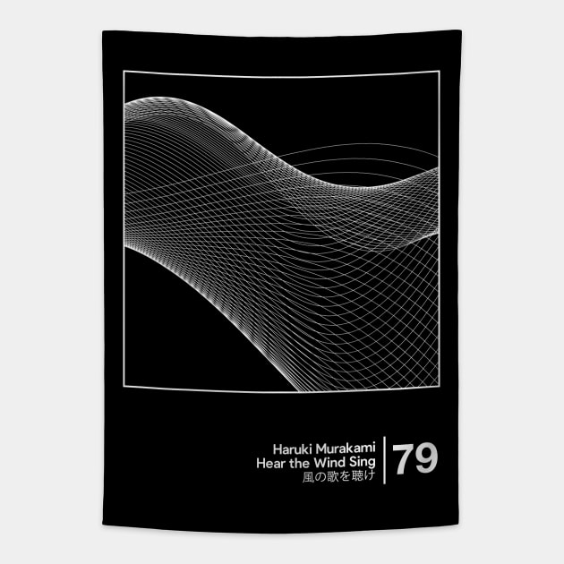 Hear the Wind Sing / Minimalist Style Graphic Artwork Tapestry by saudade