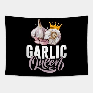 Funny Garlic Queen Tapestry