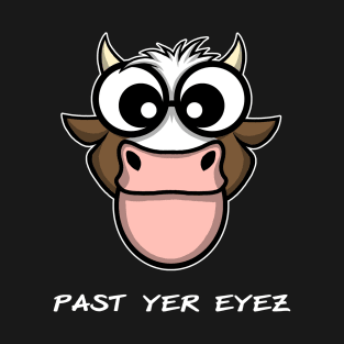 Funny Cow Glasses Pasteurize Graphic Design T-Shirt