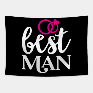 Best Man Wedding Tapestry