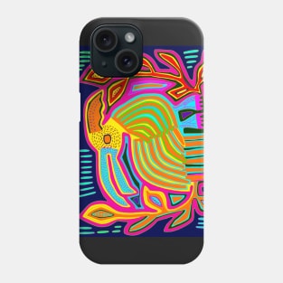 Kuna Indian Tropical Pajaro Parrot Phone Case