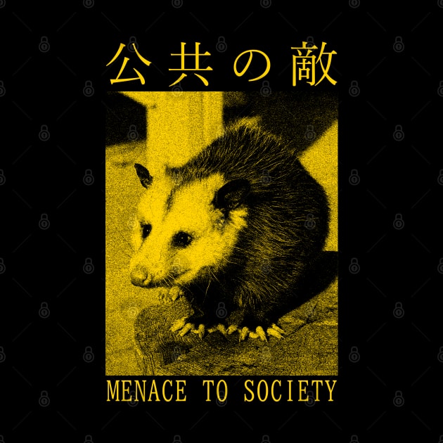 Menace to Society Opossum by giovanniiiii