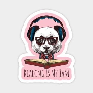 Reading is my jam! Magnet