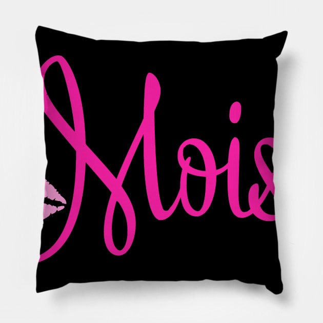 Moist T Pink Logo Pillow by Moist T'z 