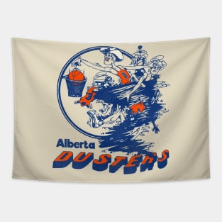 Defunct Alberta Dusters Basketball Team Tapestry