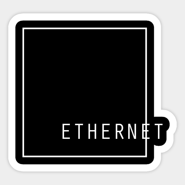 ETHERNET - Aesthetic Vaporwave Meme - Ethernet - Sticker