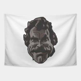 Tom Selleck face cartoon design Tapestry