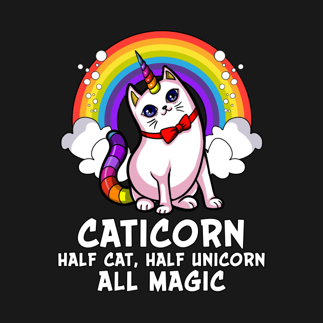 Caticorn Cat Unicorn by underheaven