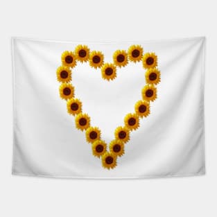 Sunflower Heart Tapestry