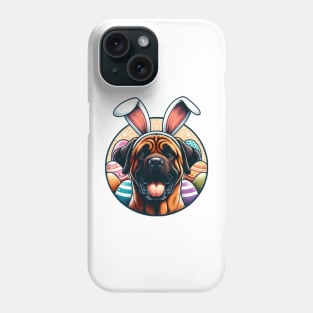 Tosa Inu Celebrates Easter with Family and Joy Phone Case