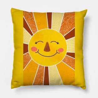 Happy sun Pillow
