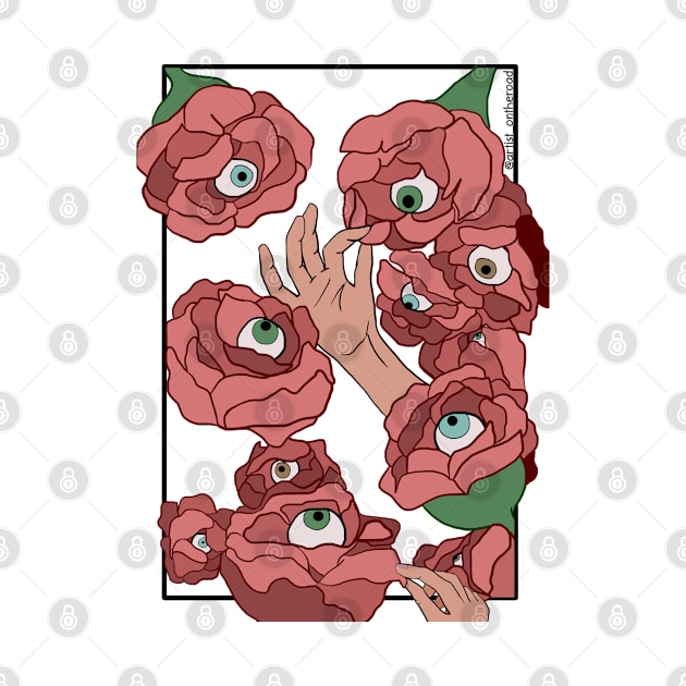 Flowers with eyeballs by msro1