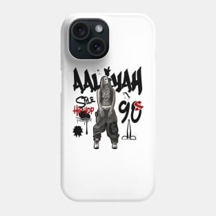 Aaliyah hiphop fashion 90s Phone Case