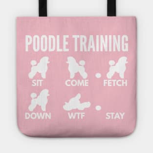 Poodle Training Poodle Dog Tricks Tote