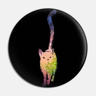 Galaxy Cat Nebula Double Exposure Number 1 Pin