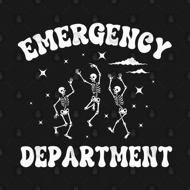 Er Nurse Halloween Spooky Emergency Department by WildFoxFarmCo