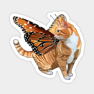 Queen Ginger Tabby Flitter Kitty Magnet