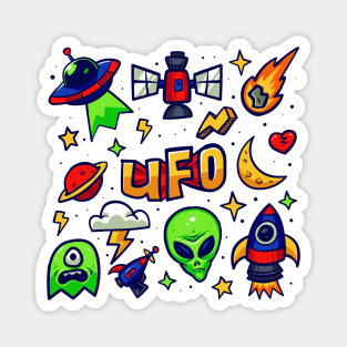 UFO Theme Magnet