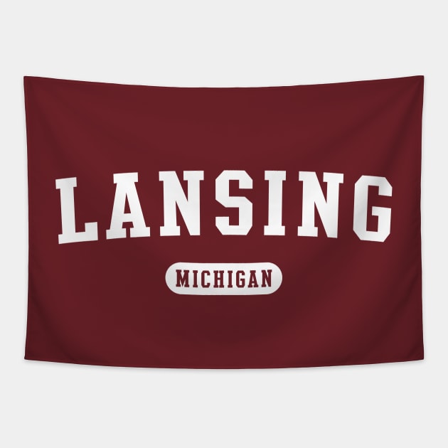 Lansing, Michigan Tapestry by Novel_Designs