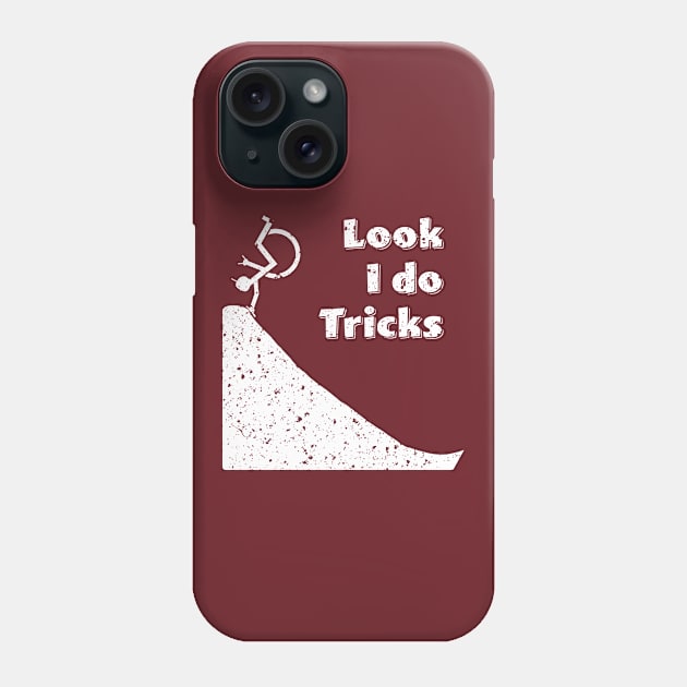 Look I do Tricks for Wheelchair User Phone Case by geekspeaker