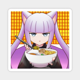 Ramen girl anime Magnet