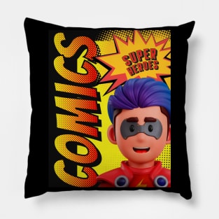 Comics Super Heroes Pillow