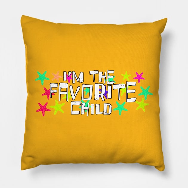 Favorite Child Pillow by Tekad Rasa