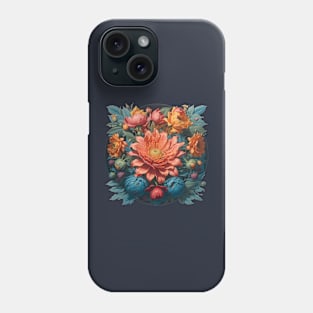 A sublimation design with spring blooming flowers Phone Case