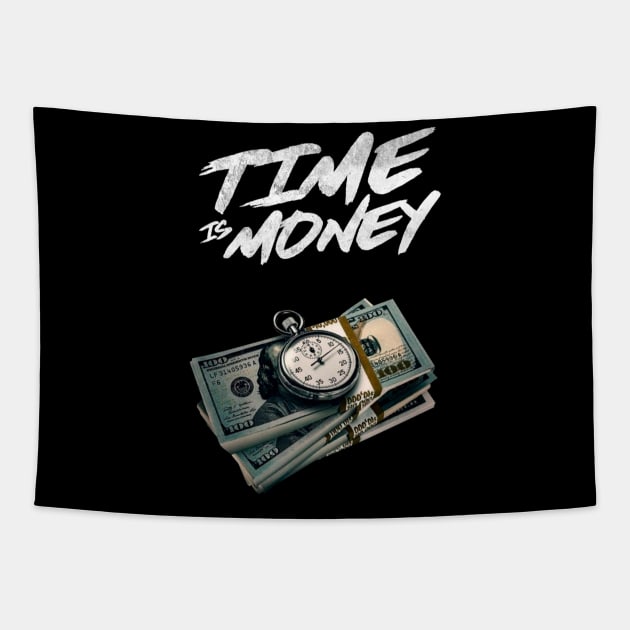 Time Is Money Tapestry by Crazycloth