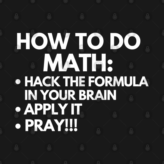 How to do math by mksjr