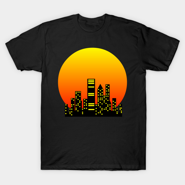Discover SUNSET IN THE CITY - Sunset City - T-Shirt