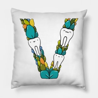 Letter V Pillow