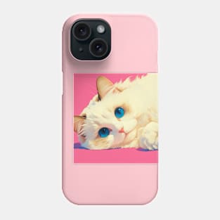 Cuddly Blue Gaze Phone Case