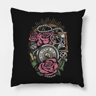 Latino Rose Time Pillow