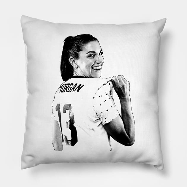 Alex Morgan Pillow by Puaststrol