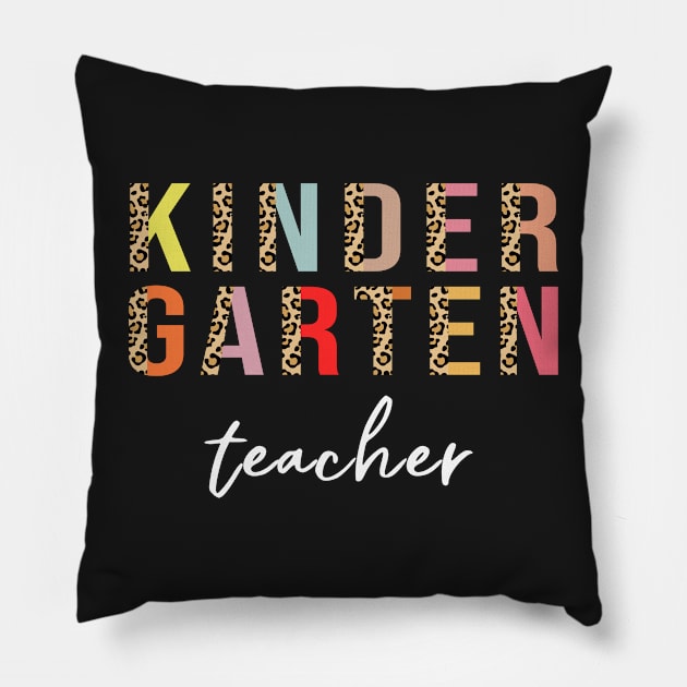 Leopard Kinder Garten Teachers Pillow by CasperX10