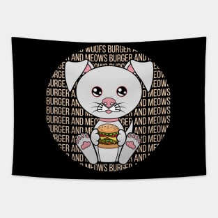 All I Need is burger and dogs, burger and dogs, burger and dogs lover Tapestry